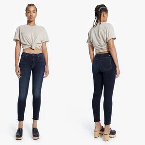 MOTHER The Looker Ankle Fray Coffee, Tea, Or Me? Jeans Size 27